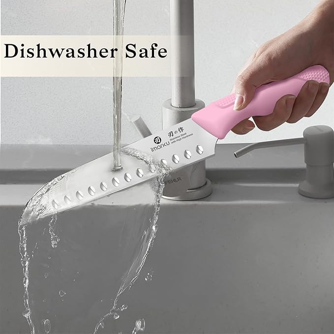 imarku Pink Kitchen Knife Set - Image 7