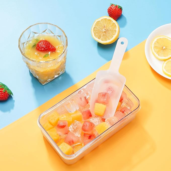 PHINOX Ice Cube Tray With Lid and Bin, Ice Trays - Image 9