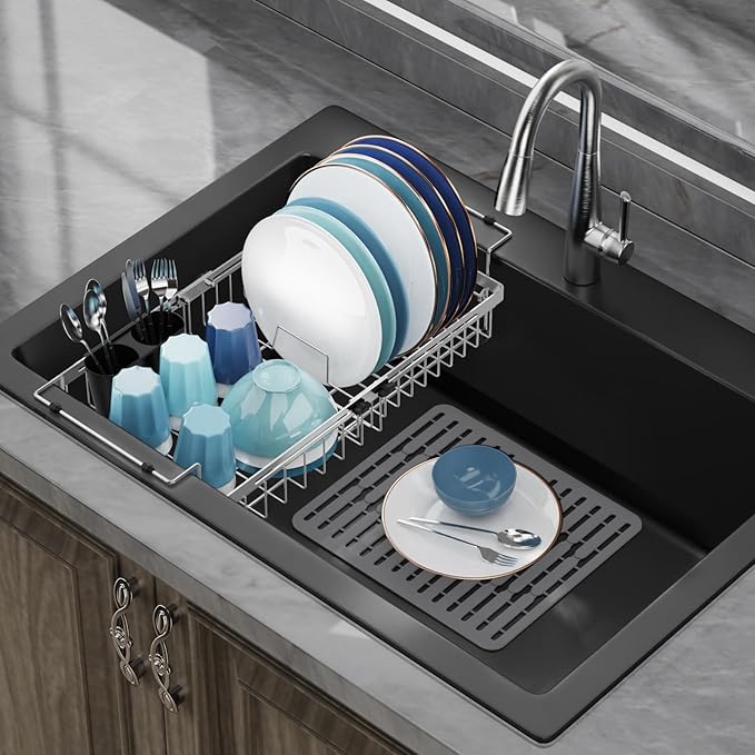GSlife Expandable Dish Drying Rack by GSlife