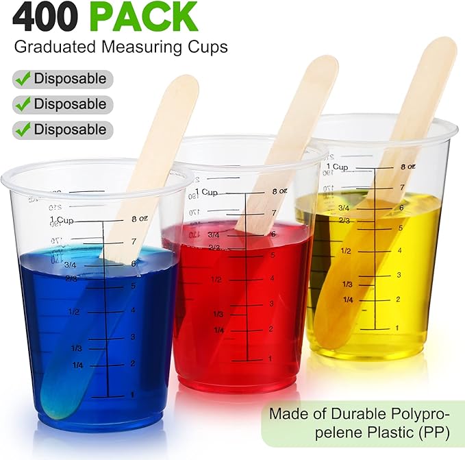 Yunsailing 400 Pack Disposable Measuring Cups - Image 4