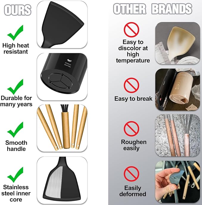 Kitchen Utensils Set- 34PCS Silicone Cooking Utensil - Image 3