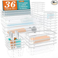ElegantArray 36 PCS Drawer Organizer Set, 4 Sizes Tool Storage Trays, by Unknown
