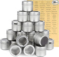 Juvale 20-Pack Magnetic Spice Jars by Juvale