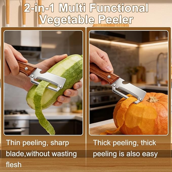 2 Pcs Multi-Functional Vegetable Peeler - Image 3
