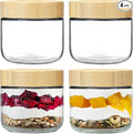 NETANY 4-pack 8oz Glass jars by NETANY