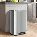 50 Liter / 13 Gallon Kitchen Trash Can, Stainless Steel by WelcometoBIQWBIC