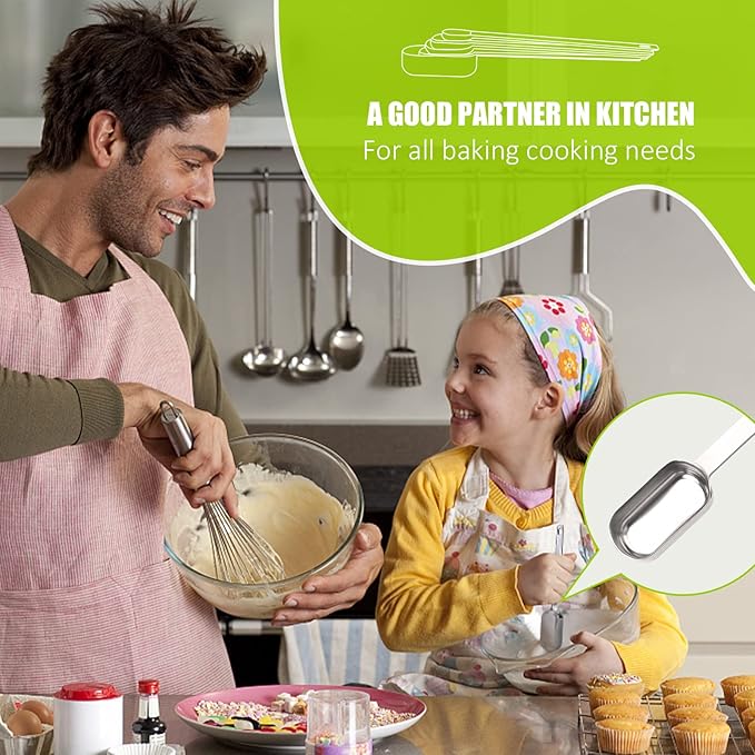 1PCS 1/8tsp Single Measuring Spoon, Stainless Steel Long Handle Individual - Image 6