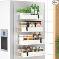 HuggieGems 4 Pack Magnetic Spice Storage Rack Organizer by HuggieGems