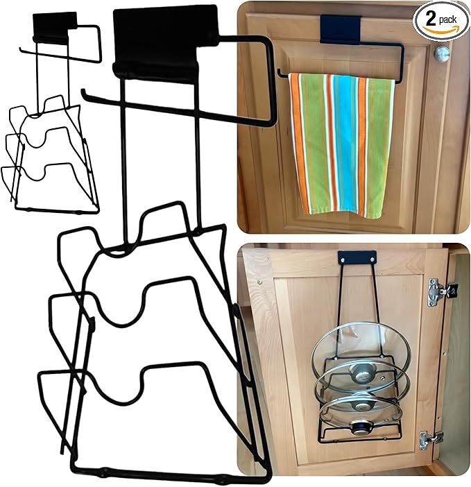 Evelots 2-in-1 Pot Lid Organizer by Evelots