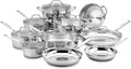 Cuisinart 17-Piece Stainless Steel Cookware Set, Chef's Classic Steel Collection by Cuisinart