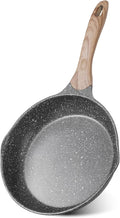 JEETEE 10 Inch Nonstick Frying Pan Stone Coating Cookware, Nonstick Omelette by JEETEE