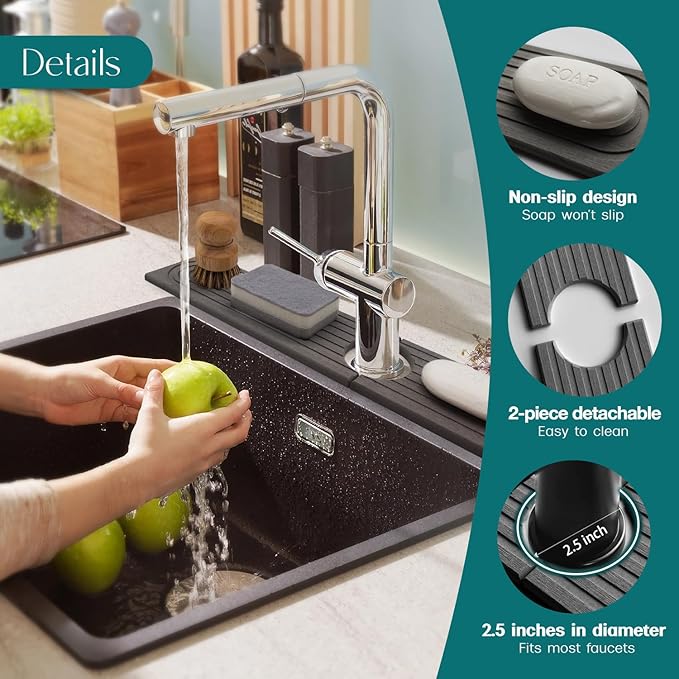 Large Faucet Mat for Kitchen Sink - Image 8