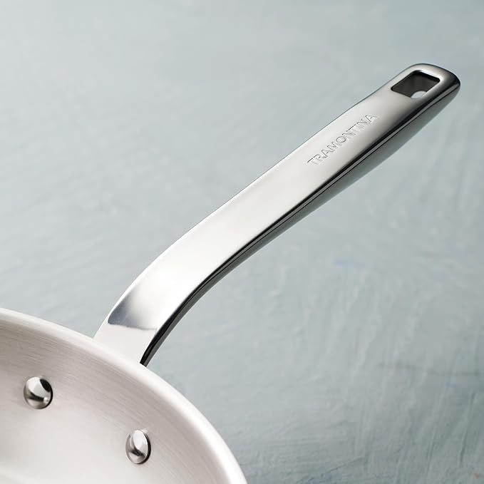 Tramontina Tempo Tri-Ply Base Stainless Steel 8-Inch Small Frying Pan, - Image 7