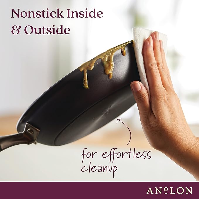 Anolon Advanced Home Hard Anodized Nonstick Wide Stockpot - Image 3