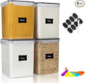 5.2L 4-Pack Airtight Food Storage Containers by stusgo