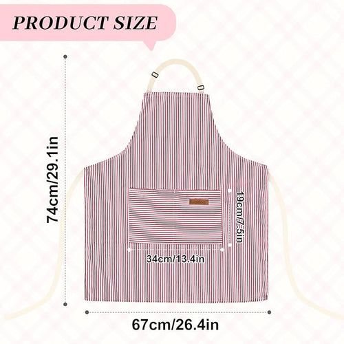 2Pack Adjustable Kitchen Apron for Women Men - Image 2