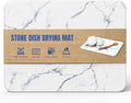 Quick Dry Stone Drying Mat for Kitchen Counter, Water-Absorbent Diatomaceous by PlentioLLC
