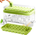 Ice Cube Tray with Lid and Bin, 2 Pack by DOONLY