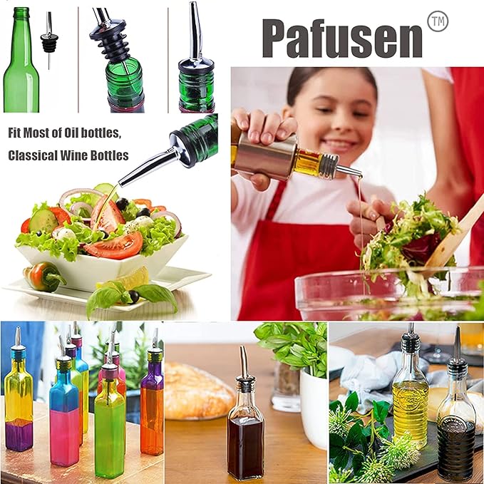 Pafusen 12 Pack Liquor Bottle Pourers, Liquor Pour Spout - Image 3