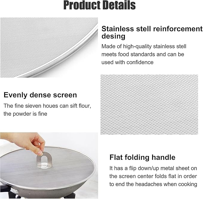 Homestia 11.5'' Splatter Screen - Image 4