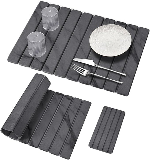 2 PCS Large Stone Dish Drying Mat by Sangukiro