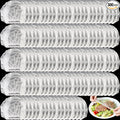 TIHOOD 300PCS Disposable Plastic Food Cover Wrap Elastic Food Lids Refrigerator by Tihood