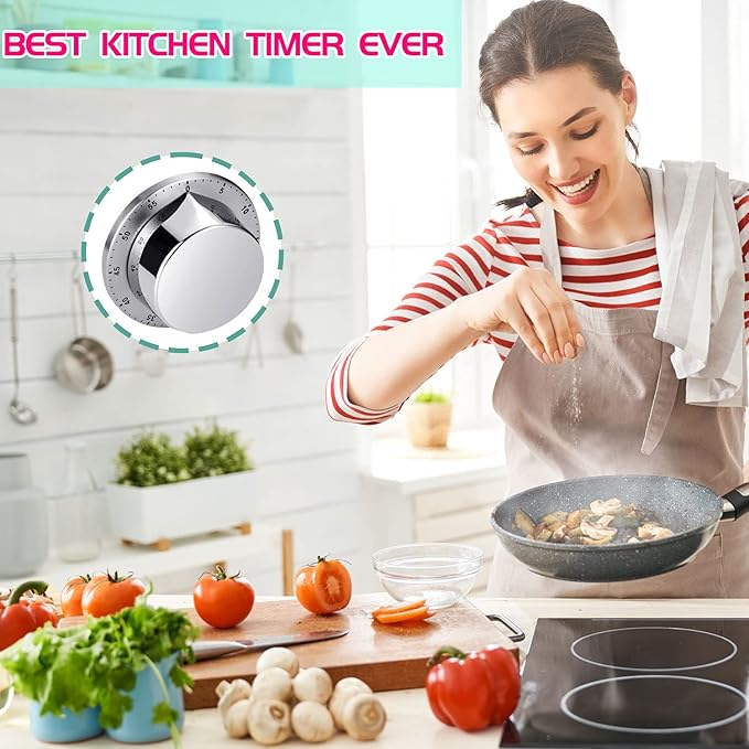 Kitchen Timers for Cooking, Chef Cooking Timer Clock - Image 6