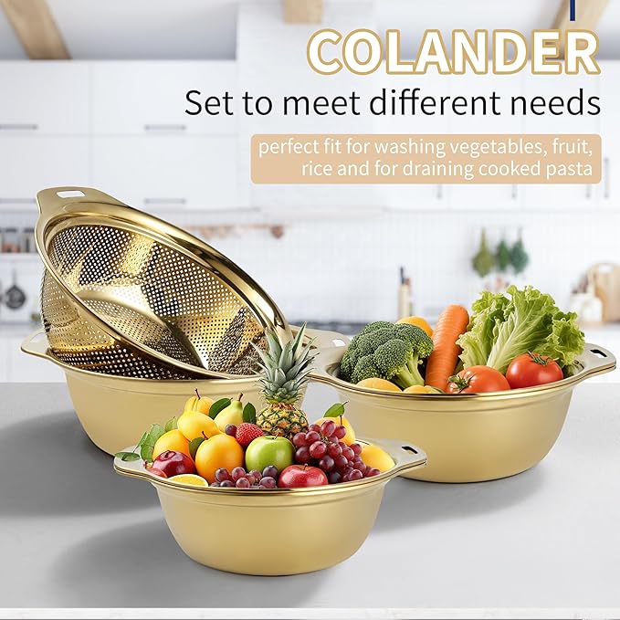 Colander 304 Stainless Steel 5-quart - Image 6