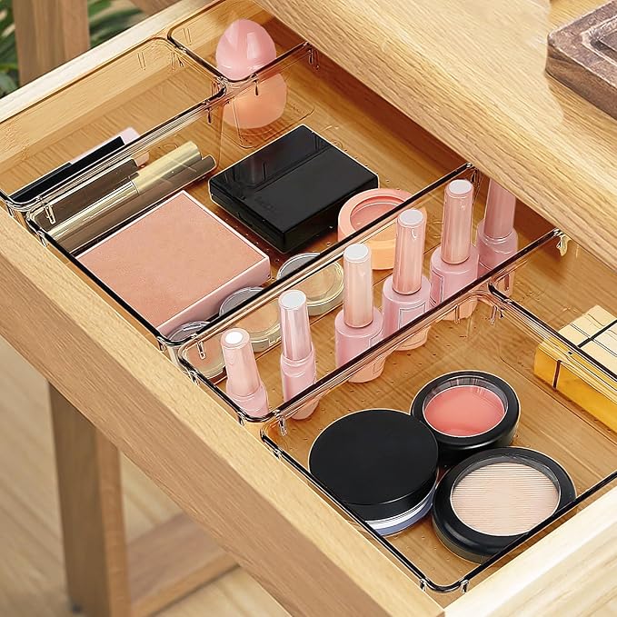 StorMiracle 25 PCS Drawer Organizer Set, 5 Varied Size Bathroom and kitchen - Image 5