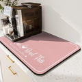 Coffee Bar Mat for Countertops 23inx15in, Absorbent Hide Stain Anti-Slip Cafe by Kuyig+Home