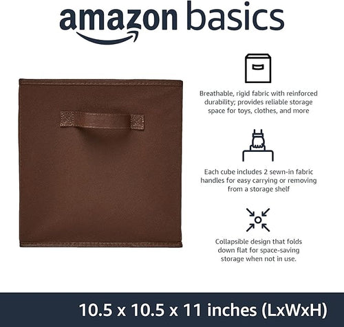 Amazon Basics Collapsible Fabric Storage Bins - Image 2