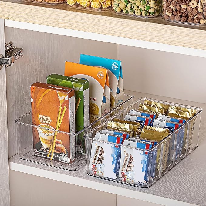 Vtopmart 6 Pack Food Storage Organizer Bins, Cabinet Organization and Storage - Image 6