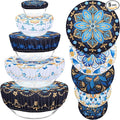 5 Pieces Bowl Covers Reusable, 5 Size Elastic Cloth Bowl Covers by Revahope