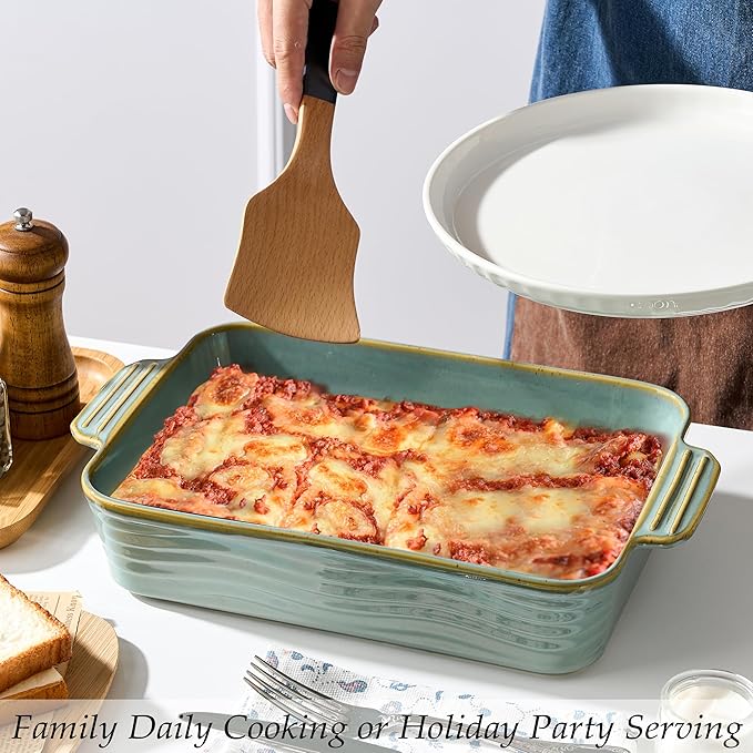 Ceramic Baking Dish Set of 3, Casserole Dishes - Image 3