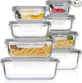 Vtopmart 8 Pack Glass Food Storage Containers by Vtopmart