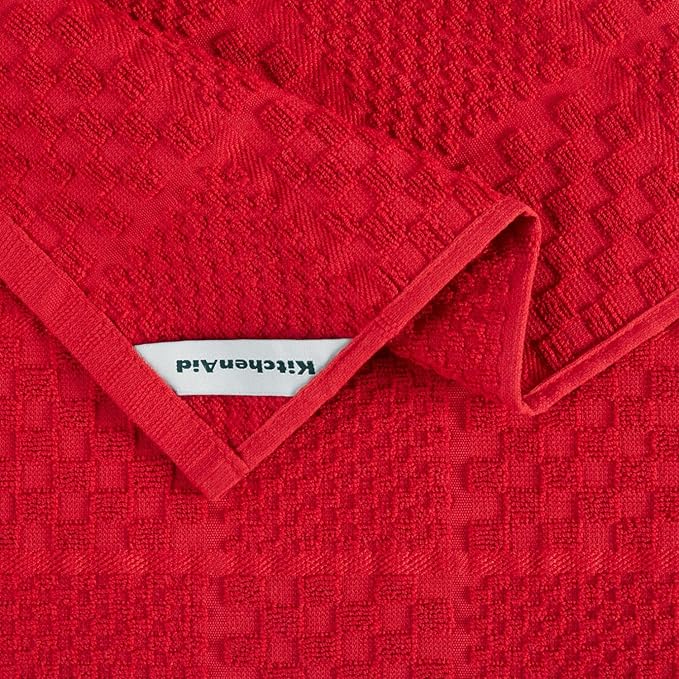 KITCHENAID Quilted Cotton Terry Cloth Oven Mitt, Pot Holder, Kitchen Towel - Image 8