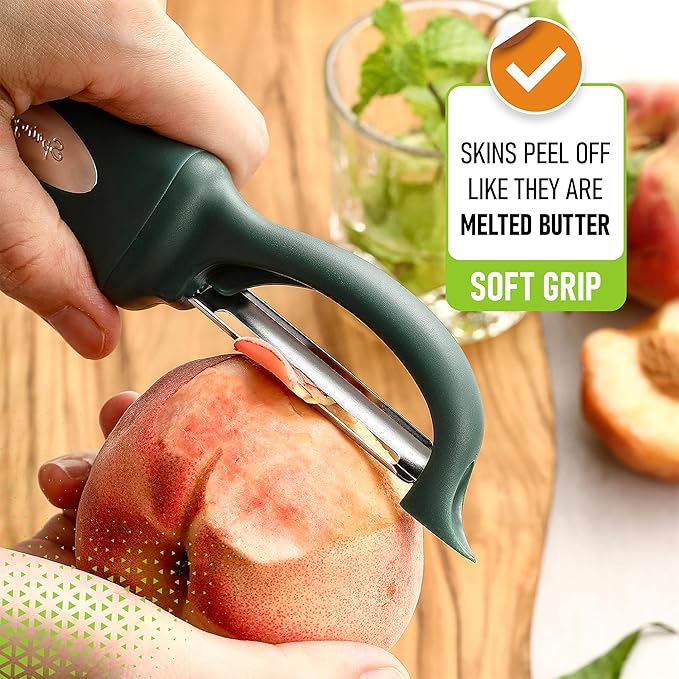 Spring Chef Professional Swivel Vegetable Peeler - Image 4
