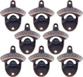 8 PCS Bottle Opener Wall Mount, Vintage Screw in Cola Opener Bulk by Wallmountedbottleopener