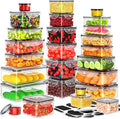 52 PCS Food Storage Containers by PONYCROSSINGTHERIVER