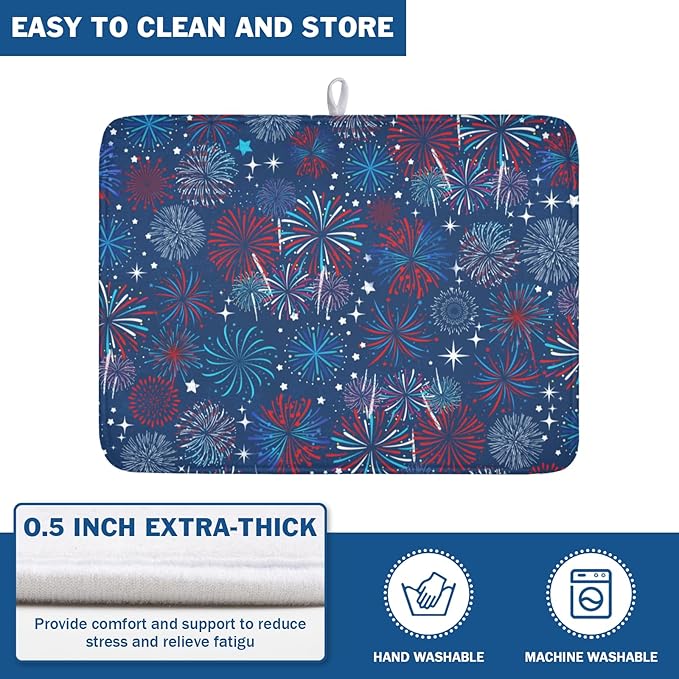 4th of July Patriotic Dish Drying Mat - Image 5