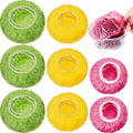 Boao 360 Pieces Reusable Elastic Food Bowl Storage Covers 3 Size Colorful Bowl by Boao