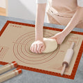 Pastry Mat, 0.7mm Extra Thick 36 x 24 Inches Large Non Stick Silicone Baking Pad by Dwavele