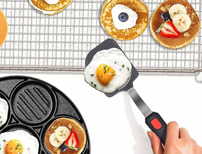 Mixed 5 Piece Silicone Spatula Set, 600F Heat-Resistant No-Melt Rubber Spatula - Image 2