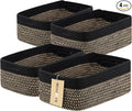 MiniArk Small Storage Baskets for Organizing | Closet Organizer Bins | Shelf by MiniArkStorageBasketsHome