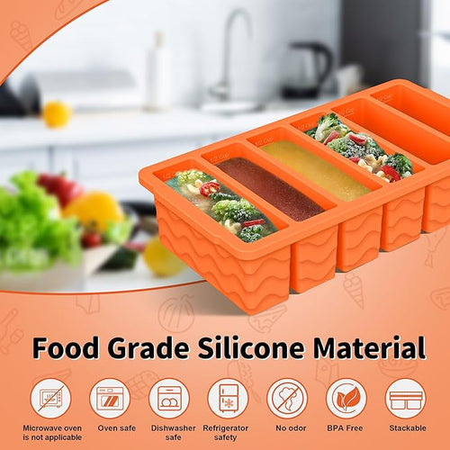 2-Pack Silicone Freezer Trays - Image 2