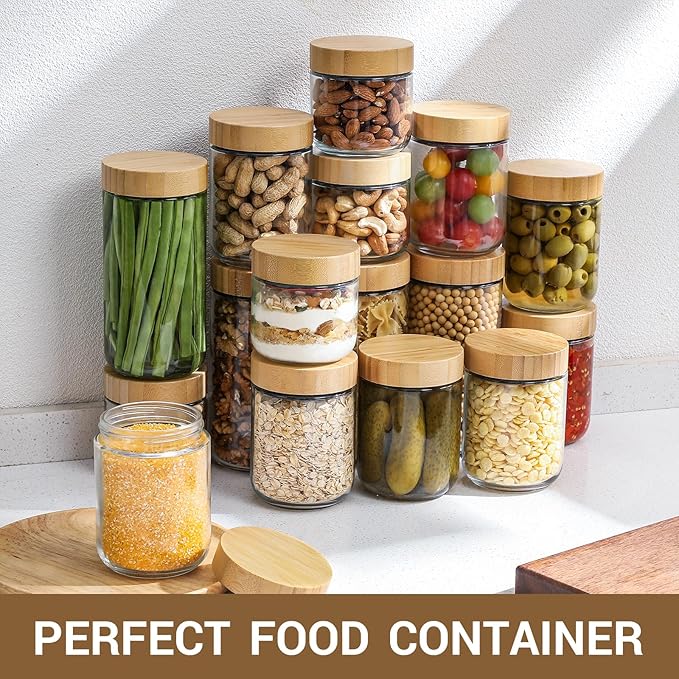 NETANY 4-pack 10oz Glass jars - Image 6