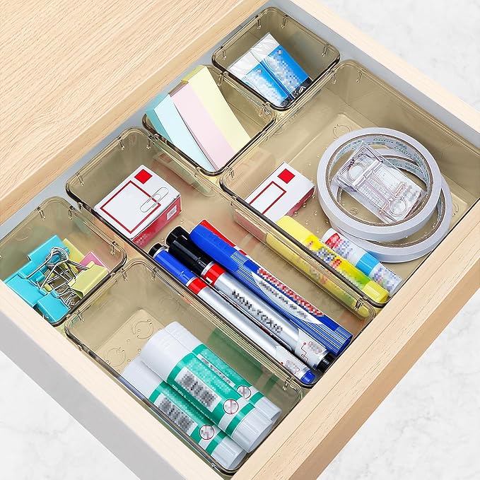 StorMiracle 25 PCS Drawer Organizer Set, 5 Varied Size Bathroom and kitchen - Image 6