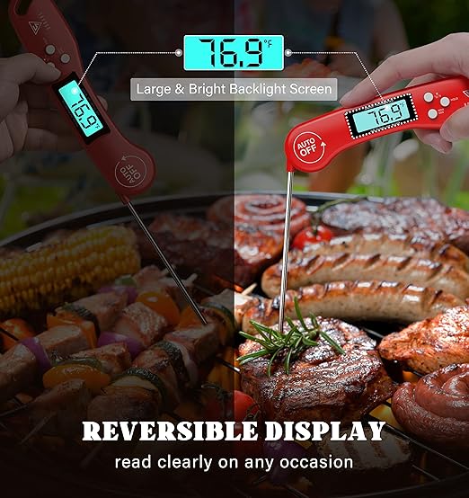 DOQAUS Digital Meat Thermometer, 2 Pack Instant Read Food Thermometer - Image 6
