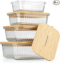 Ribbed Glass Tupperware Set by Dokaworld