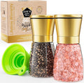 Home EC Original Gold Salt and Pepper Grinder Set of 2 by HOMEEC